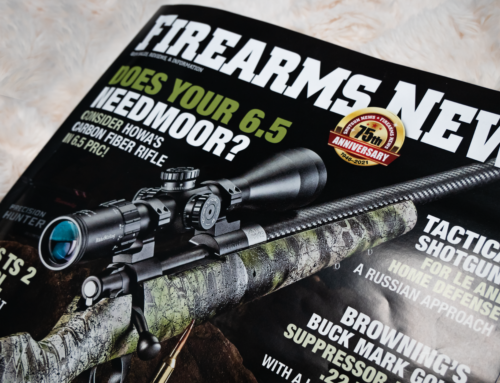 HOWA Carbon Stalker Altitude featured on the front cover of Firearms New / August!