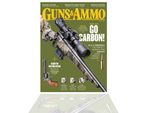 HOWA Carbon Stalker Altitude featured on the front cover of Guns & Ammo / August!