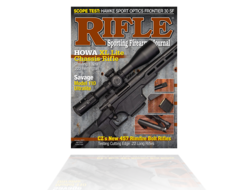 HOWA XL Lite Chassis Featured on the front cover of Rifle Sporting Firearm Journal